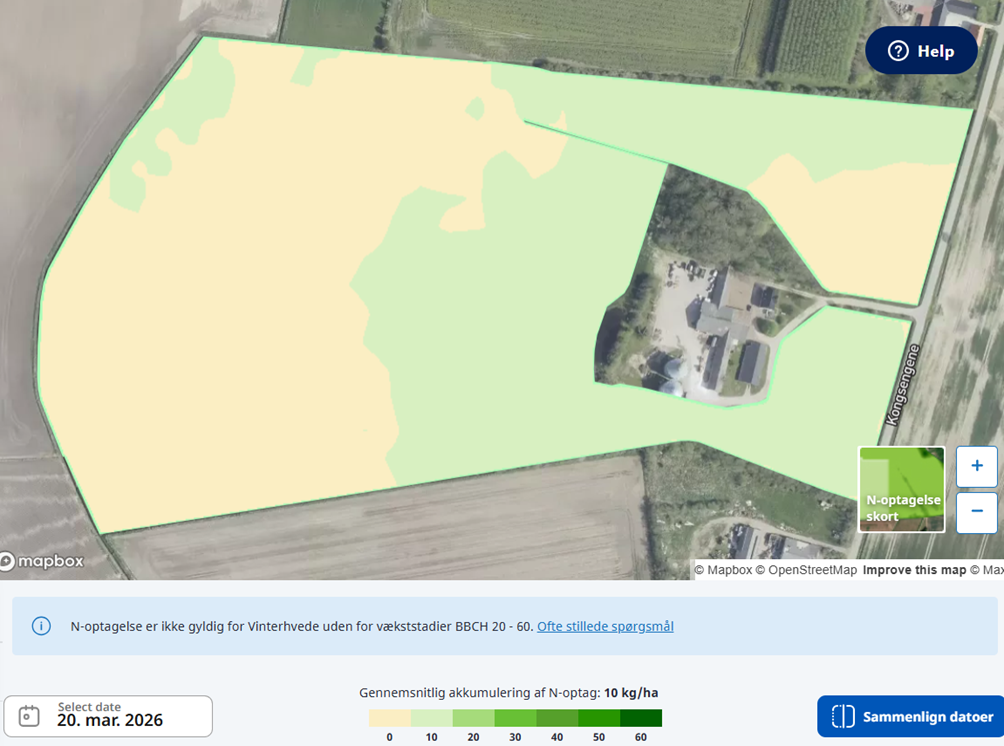 Kv&aelig;lstofoptag m&aring;lt i Atfarm
